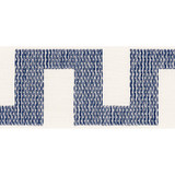 Schumacher Trim Matrix Tape Blue 70616 COUTURE TRIMS See Sample INDIA - </p><p>Repeat: Horizontal: 3 3/4" (10CM) and Vertical: - 2 3/4" (7CM) - My Fabric Connection -