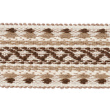 Schumacher Trim Loveland Trim Brown 78162 TRUE WEST COTTON 72% JUTE 28% CHINA </p><p>Repeat: Horizontal: and Vertical: 2.5 - My Fabric Connection -