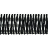 Schumacher Trim Pierce Tape Indoor/Outdoor Black 79411 INDOOR/OUTDOOR PRINTS & WOVENS V ACRYLIC 100% GERMANY </p><p>Repeat: Horizontal: and Vertical: 1.625 - My Fabric Connection - Schumacher Trim Pierce Tape Indoor/Outdoor Black 79411 INDOOR/OUTDOOR PRINTS & WOVENS V ACRYLIC 100% GERMANY </p><p>Repeat: Horizontal: and Vertical: 1.625 - My Fabric Connection -