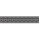 Schumacher Trim Malmaison Tape Noir / Swan 66153 MARY MCDONALD See Sample INDIA . </p><p>Repeat: Horizontal: 3 3/4" (10CM) and Vertical: - 6" WIDE (15CM) - My Fabric Connection - Schumacher Trim Malmaison Tape Noir / Swan 66153 MARY MCDONALD See Sample INDIA . </p><p>Repeat: Horizontal: 3 3/4" (10CM) and Vertical: - 6" WIDE (15CM) - My Fabric Connection -