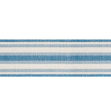 Schumacher Trim Levant Tape Blue 76581 WORLD VIEW LINEN 100% BELGIUM </p><p>Repeat: Horizontal: 1 3/4" (4CM) and Vertical: 2 - My Fabric Connection -