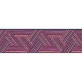 Schumacher Trim Inara Tape Berry 71990 CARAVANNE RAYON 63% POLYESTER 37% INDIA </p><p>Repeat: Horizontal: 3 3/4" (10CM) and Vertical: 3 - My Fabric Connection -