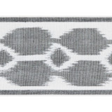 Schumacher Trim Telia Tape Charcoal 73694 STATEMENT TAPES COTTON 100% INDIA </p><p>Repeat: Horizontal: 3 1/2" (9CM) and Vertical: 3" (8CM) 3.5 - My Fabric Connection -