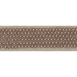 Schumacher Trim Garbo Tape Taupe 70701 COUTURE TRIMS LINEN 100% INDIA </p><p>Repeat: Horizontal: and Vertical: 2 - My Fabric Connection -