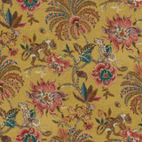 Williamsburg Fabric Braganza Amber 750681 - 55%Linen 45%Cotton CHINA 27000 Horizontal: 13.5 and Vertical: 25.25 54 - My Fabric Connection -