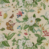 Williamsburg Fabric Garden Images Creme 750671 - 100%Cotton PERU 51000 Horizontal: 27 and Vertical: 25.25 54 - My Fabric Connection -