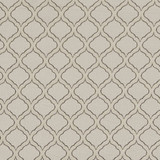 Charlotte Fabric D1537 Platinum Ogee Elegant Damasks 100% Woven Polyester Turkey Exceeds 50,000 Wyzenbeek Rubs (Heavy Duty) </p><p>Repeat: Horizontal: 2" x Vertical: 2" 54 Inches - My Fabric Connection -