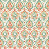 Kasmir Fabric Alluring Coral 1468 100% Cotton
 SPAIN </p><p>Repeat: Horizontal: 6 6/8 inches and Vertical: 13 4/8 inches 54 - My Fabric Connection -