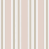 Cole & Son Wallcovering Polo Stripe Soft Pink COLE & SON MARQUEE STRIPES PAPER - 100% United Kingdom Horizontal: 20.5 and Vertical: 0 20.5 - My Fabric Connection -