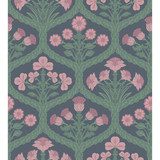 Cole & Son Wallcovering Floral Kingdom Rose/Fores COLE & SON PEARWOOD PAPER - 100% United Kingdom Horizontal: 27 and Vertical: 29.9 27 - My Fabric Connection -