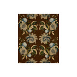 Lee Jofa Fabric Jessup Sepia/Indigo OSCAR DE LA RENTA II COTTON - 100% Thailand Horizontal: 24 and Vertical: 28 48 - My Fabric Connection -
