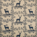Lee Jofa Fabric Caribou Emb Navy LODGE II WEAVES AND EMBROIDERIES WOOL - 54%;VISCOSE - 36%;SPUN POLYESTER - 10% India LIGHT Horizontal: 25.59 and Vertical: 15.74 51.18 - My Fabric Connection -
