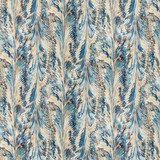 Lee Jofa Fabric Taplow Print Navy/Slate MANOR HOUSE LINEN - 100% Austria MEDIUM Horizontal: 36.5 and Vertical: 31.5 56.8 - My Fabric Connection -