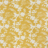 Lee Jofa Fabric Beijing Blossom Amber PAOLO MOSCHINO FABRICS LINEN - 67%;COTTON - 33% United Kingdom HEAVY Horizontal: 24.8 and Vertical: 23.03 51.18 - My Fabric Connection -