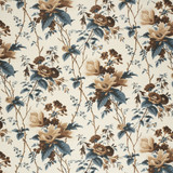 Lee Jofa Fabric De La Tour Blu/Brow/Whi PAOLO MOSCHINO FABRICS LINEN - 67%;COTTON - 33% United Kingdom HEAVY Horizontal: 19.88 and Vertical: 23.03 50 - My Fabric Connection -