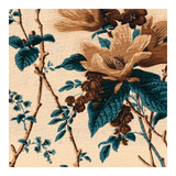 Lee Jofa Fabric De La Tour Blu/Brow/Ecru PAOLO MOSCHINO FABRICS LINEN - 67%;COTTON - 33% United Kingdom HEAVY Horizontal: 19.88 and Vertical: 23.03 50 - My Fabric Connection -