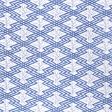 Lee Jofa Fabric Via Krupp Blue/White PAOLO MOSCHINO FABRICS LINEN - 67%;COTTON - 33% United Kingdom HEAVY Horizontal: 9.06 and Vertical: 6.3 53.94 - My Fabric Connection -