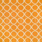 Lee Jofa Fabric Circles Tangerine BLITHFIELD LINEN - 100% United Kingdom HEAVY Horizontal: 13.4 and Vertical: 25.2 53.5 - My Fabric Connection -