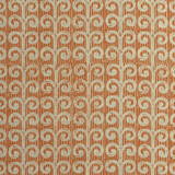 Lee Jofa Fabric Fern Tangerine BLITHFIELD LINEN - 100% United Kingdom MEDIUM Horizontal: 32.7 and Vertical: 25.6 52 - My Fabric Connection -