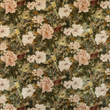 G P & J Baker Fabric Oriental Garden Mole SIGNATURE VELVETS VISCOSE - 55%;COTTON - 45% Italy HEAVY Horizontal: 27.58 and Vertical: 20.094 55.16 - My Fabric Connection -