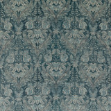 G P & J Baker Fabric Lapura Velvet Blue COROMANDEL COTTON - 56%;LINEN - 44% United Kingdom Horizontal: 13.002 and Vertical: 23.246 52.008 - My Fabric Connection -