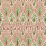 G P & J Baker Fabric Ikat Bokhara Rose/Green CHIFU VISCOSE - 49%;LINEN - 26%;COTTON - 17%;POLYESTER - 8% Thailand MEDIUM Horizontal: 10.244 and Vertical: 27.186 51.22 - My Fabric Connection -