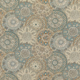 G P & J Baker Fabric Imari Soft Blue CHIFU VISCOSE - 67%;LINEN - 33% United Kingdom HEAVY Horizontal: 53.978 and Vertical: 24.428 53.978 - My Fabric Connection -