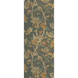 G P & J Baker Wallcovering Hydrangea Bird Charcoal/Sienna SIGNATURE II WALLPAPERS NON WOVEN - 100% United Kingdom Horizontal: 27.58 and Vertical: 44.522 27.58 - My Fabric Connection -