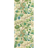 G P & J Baker Wallcovering Magnolia Emerald/Teal SIGNATURE II WALLPAPERS NON WOVEN - 100% United Kingdom Horizontal: 27.58 and Vertical: 37.627 27.58 - My Fabric Connection -