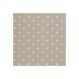 Clarke And Clarke Fabric Dotty Taupe CLARKE & CLARKE VINTAGE CLASSICS COTTON - 100% United Kingdom MEDIUM Horizontal: 2.76 and Vertical: 2.36 54 - My Fabric Connection -