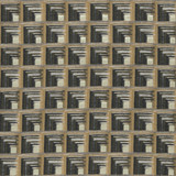 Clarke And Clarke Fabric Oni Charcoal/Cinnamon CLARKE & CLARKE AMARA VISCOSE - 70%;COTTON - 15%;POLYESTER - 15% India Horizontal: 4.65 and Vertical: 4.45 55 - My Fabric Connection -