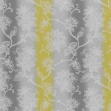 Clarke And Clarke Fabric Raphael Charcoal/Chartreuse CLARKE & CLARKE COTE D AZUR POLYESTER - 83%;COTTON - 17% India Horizontal: 13.07 and Vertical: 15.35 52 - My Fabric Connection -