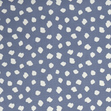 Clarke And Clarke Fabric Clio Denim CLARKE & CLARKE GRAPHICA COTTON - 100% Turkey MEDIUM Horizontal: 6.89 and Vertical: 6.3 54 - My Fabric Connection -