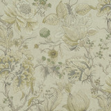 Clarke And Clarke Fabric Sissinghurst Citron/Natural CLARKE & CLARKE CASTLE GARDEN COTTON - 60%;LINEN - 40% Spain HEAVY Horizontal: 36.02 and Vertical: 23.62 55 - My Fabric Connection -
