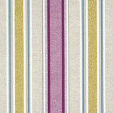 Clarke And Clarke Fabric Luella Damson CLARKE & CLARKE OCTAVIA COTTON - 100% Turkey MEDIUM Horizontal: 13.5 and Vertical: 0 54 - My Fabric Connection -