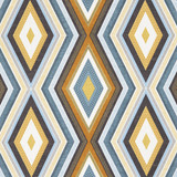 Clarke And Clarke Fabric Terrazzo Teal/Spice CLARKE & CLARKE OCTAVIA COTTON - 100% Turkey MEDIUM Horizontal: 13.5 and Vertical: 12.6 54 - My Fabric Connection -