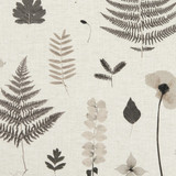 Clarke And Clarke Fabric Herbarium Charcoal/Natural CLARKE & CLARKE BOTANICA VISCOSE - 70%;LINEN - 30% India HEAVY Horizontal: 54.72 and Vertical: 24.21 55 - My Fabric Connection -