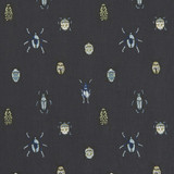 Clarke And Clarke Fabric Beetle Mineral CLARKE & CLARKE BOTANICA VISCOSE - 75%;LINEN - 25% India Horizontal: 8.27 and Vertical: 9.06 54 - My Fabric Connection -