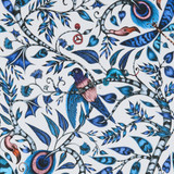 Clarke And Clarke Fabric Rousseau Blue ANIMALIA BY EMMA J SHIPLEY FOR C&C COTTON - 100% United Kingdom HEAVY Horizontal: 13.58 and Vertical: 26.97 54 - My Fabric Connection -