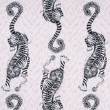 Clarke And Clarke Fabric Tigris Pink ANIMALIA BY EMMA J SHIPLEY FOR C&C COTTON - 100% United Kingdom HEAVY Horizontal: 18.11 and Vertical: 21.85 54 - My Fabric Connection -