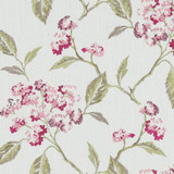 Clarke And Clarke Fabric Summerby Raspberry CLARKE & CLARKE AVEBURY VISCOSE - 75%;LINEN - 25% India Horizontal: 16.54 and Vertical: 12.4 54 - My Fabric Connection -
