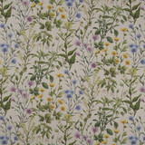 Clarke And Clarke Fabric Buttercup Linen CLARKE & CLARKE COUNTRY GARDEN COTTON - 80%;POLYESTER - 20% Spain MEDIUM Horizontal: 35.43 and Vertical: 25.39 54 - My Fabric Connection -