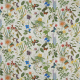 Clarke And Clarke Fabric Secret Garden Cream CLARKE & CLARKE COUNTRY GARDEN COTTON - 100% Spain MEDIUM Horizontal: 53.94 and Vertical: 17.91 54 - My Fabric Connection -