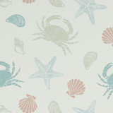 Clarke And Clarke Fabric Offshore Pastel CLARKE & CLARKE LAND & SEA COTTON - 100% Turkey MEDIUM Horizontal: 13.5 and Vertical: 12.4 54 - My Fabric Connection -