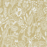 Clarke And Clarke Fabric Westleton Ochre CLARKE & CLARKE LAND & SEA COTTON - 100% Turkey MEDIUM Horizontal: 26.97 and Vertical: 15.94 54 - My Fabric Connection -