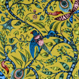 Clarke And Clarke Fabric Rousseau Velvet Lime ANIMALIA BY EMMA J SHIPLEY FOR C&C POLYESTER - 100% Spain HEAVY Horizontal: 13.58 and Vertical: 27 54 - My Fabric Connection -