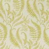 Clarke And Clarke Fabric Folium Chartreuse CLARKE & CLARKE EDEN COTTON - 90%;LINEN - 10% Spain MEDIUM Horizontal: 17.75 and Vertical: 31.5 54.375 - My Fabric Connection -