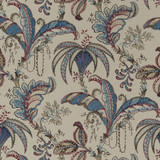 Clarke And Clarke Fabric Ophelia Denim CLARKE & CLARKE EDEN COTTON - 90%;LINEN - 10% Spain MEDIUM Horizontal: 26.625 and Vertical: 24.875 54.375 - My Fabric Connection -