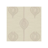 Groundworks Fabric Tulip Embroidery Mauve ALLEGRA HICKS II COLLECTION SILK - 61%;LINEN - 39% India Horizontal: 12.75 and Vertical: 15 54 - My Fabric Connection -