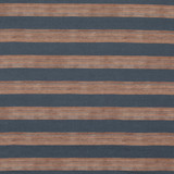 Groundworks Fabric Askew Sienna/Navy KELLY WEARSTLER IV LINEN - 100% Italy HEAVY Horizontal: 27.02052 and Vertical: 25.16872 53.58006 - My Fabric Connection -